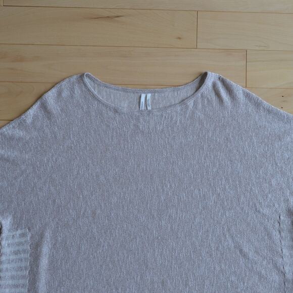 Anthropology Oversized Cropped Shirt Size Small - Picture 2 of 4